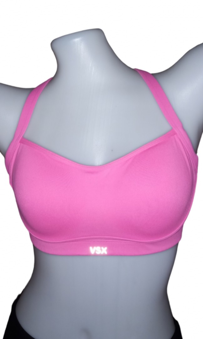 Victorias Secret Vsx Hot Pink Sports Bra On Carousell 