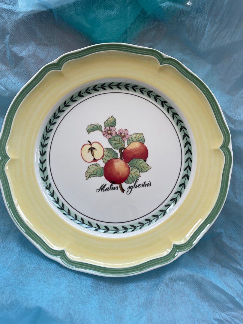 Villeroy & Boch French Garden Porcelain Plate, Furniture & Home Living,  Kitchenware & Tableware, Dinnerware & Cutlery on Carousell