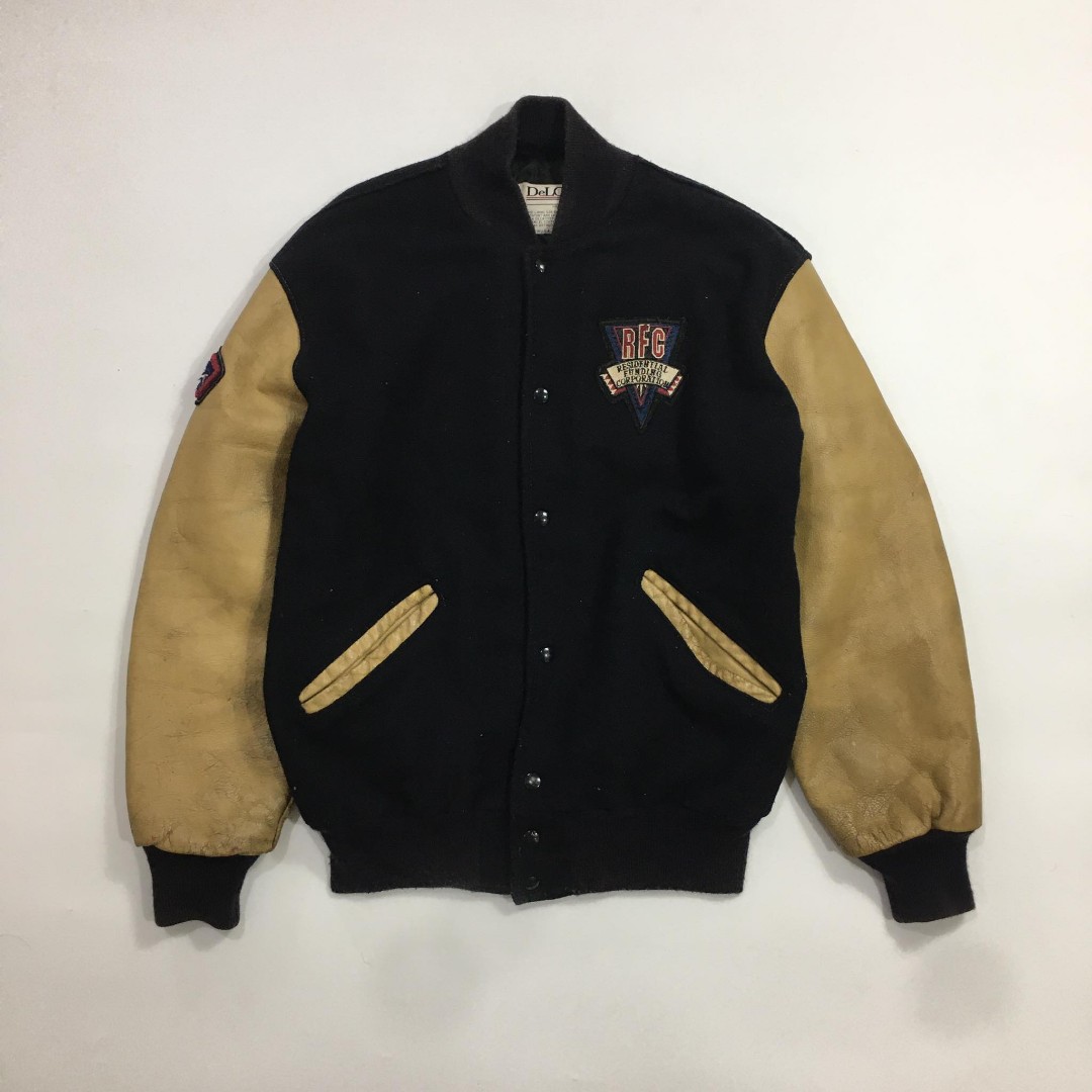 Vintage 1980's/90's DeLong Varsity Letterman jackets RFC Team, Men's ...