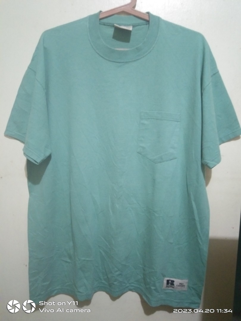 Vintage Russell Athletic pocket t-shirt on Carousell