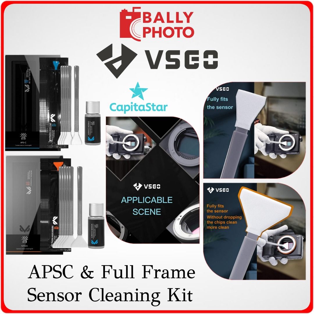 VSGO Camera Sensor Cleaning Kit For APSC & Full Frame Mirrorless Camera