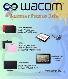 Wacom Products Brandnew Promo Sale