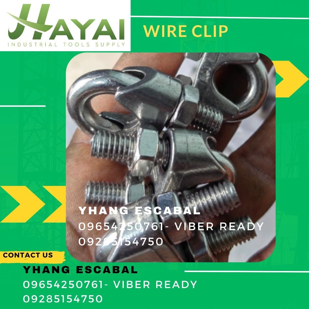 WIRE CLIP FOR WIRE ROPE on Carousell