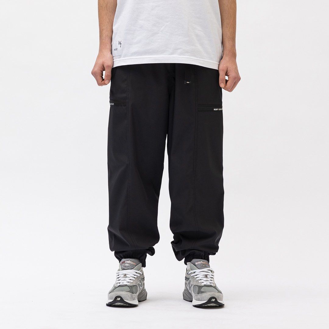 WTAPS 23SS TRACKS / TROUSERS / POLY. TWILL - BLACK Size M $2300