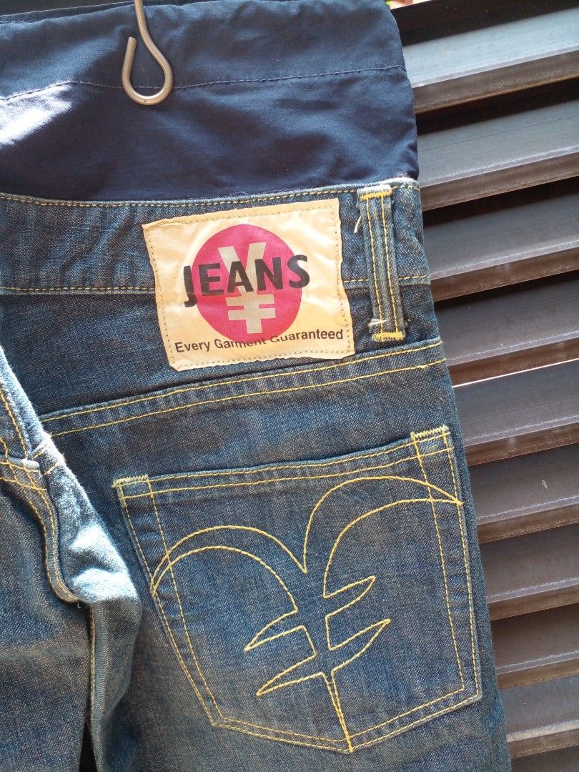 Yen jeans michiko koshino, Men's Fashion, Bottoms, Jeans on Carousell