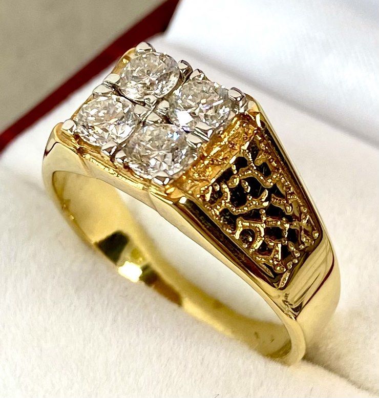 Gold and diamond rings for new arrivals men