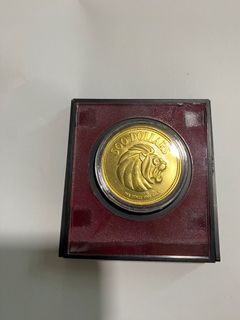 1975 Singapore 10th Anniversary Independence $500 Gold coin