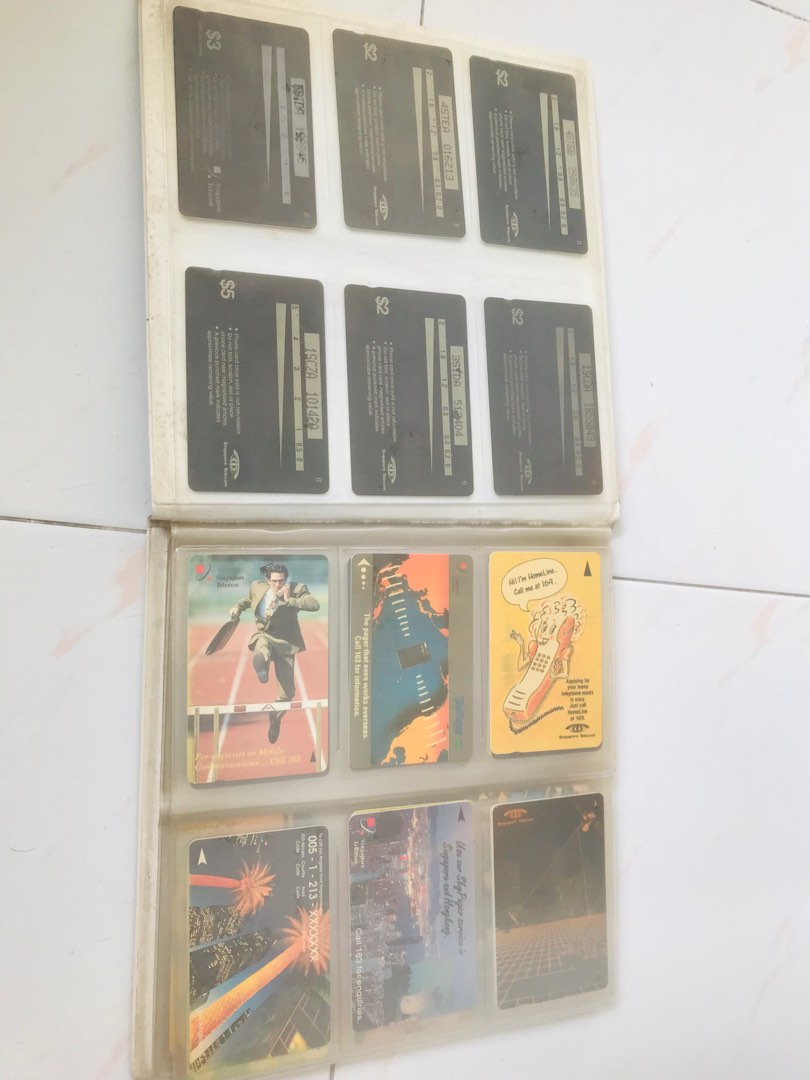 1980s telephone cards by Singapore Telecom, Hobbies & Toys, Memorabilia ...
