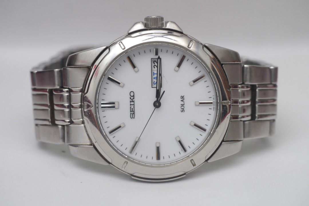 Seiko solar cheap watch v158
