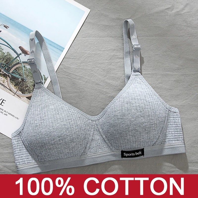 5 for $50] Sport Bra - Full 100% Cotton, Women's Fashion, New