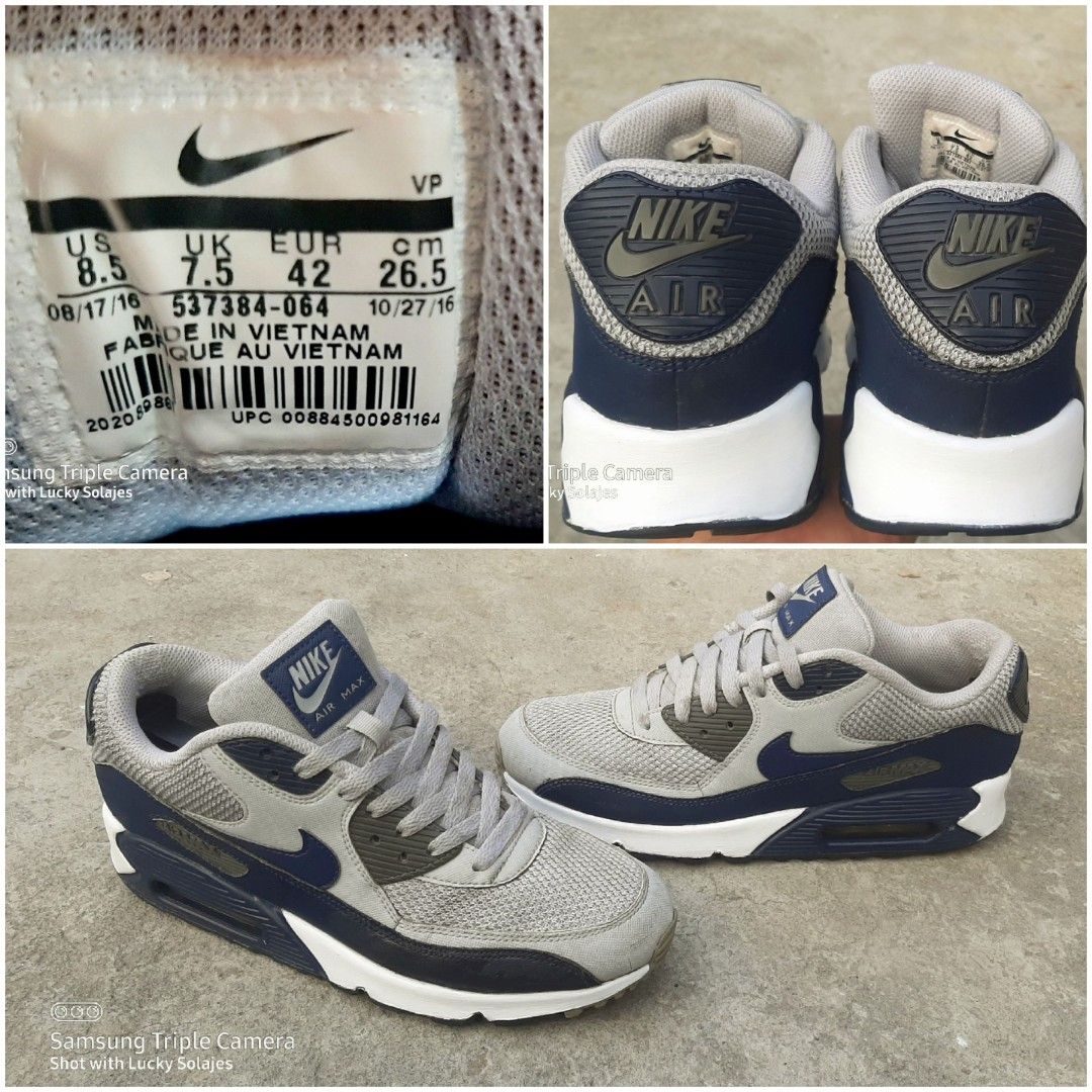 Nike air max 90 sales wolf grey binary blue