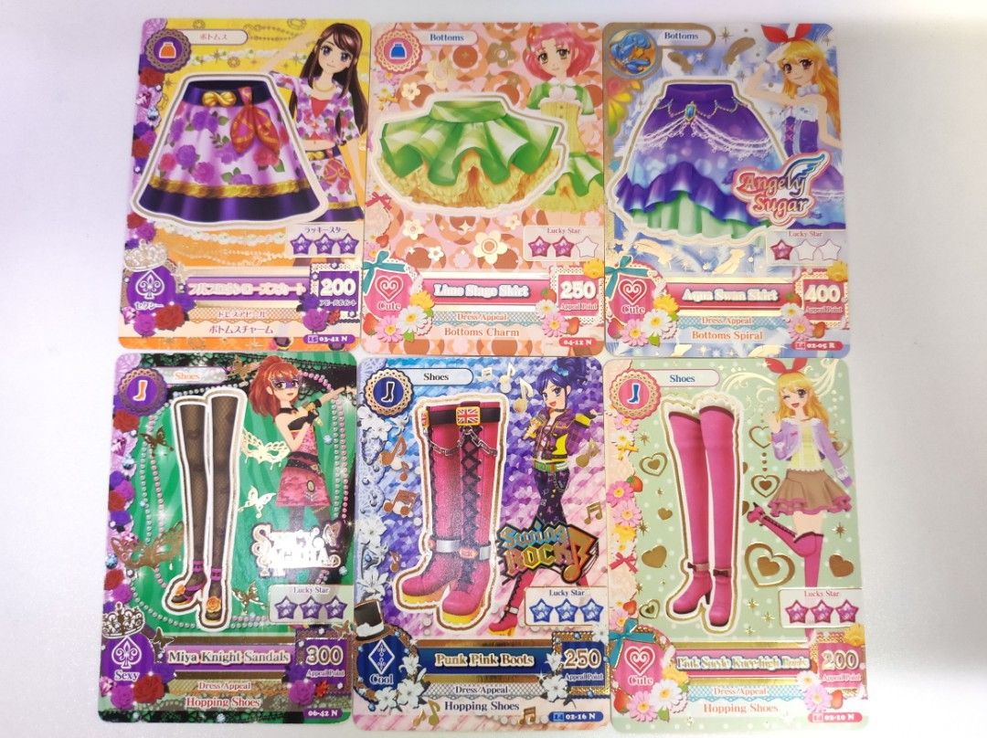 星夢學園散卡(日版/英文版), 興趣及遊戲, 玩具& 遊戲類- Carousell