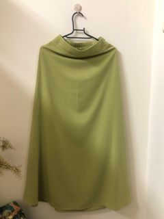 日本代購綠色長裙