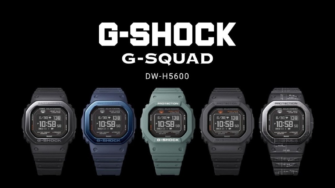 佐敦門市現貨100% 全新Casio G-Shock DW-H5600 精英運動系列G-SQUAD