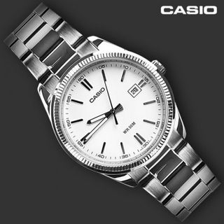 深水埗 有門市全新正貨 1年保養 CASIO 錶 卡西歐 手錶 男裝/女裝/卡西欧 送贈品靚錶布 MTP-1302D-7A1 MTP1302D-7A1 White Watch/白色/白色錶/白色手錶 #W5244sx64214073190403110