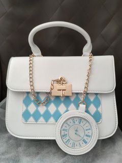 痛袋  愛麗絲菱格 PVC透明 兩用袋64226447137539110