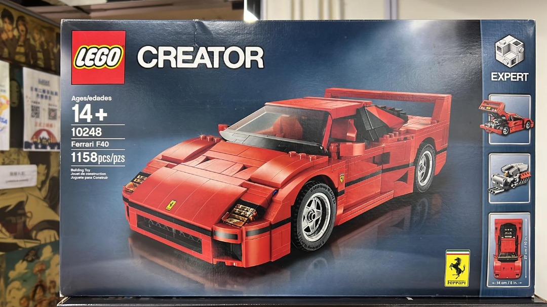 sold 全新Lego 10248 Ferrari F40 法拉利, 興趣及遊戲, 玩具& 遊戲類