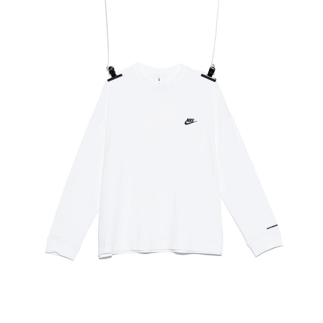 全新未開Nike X Peaceminusone G-Dragon GD 衛衣L size 白色WHITE 只得