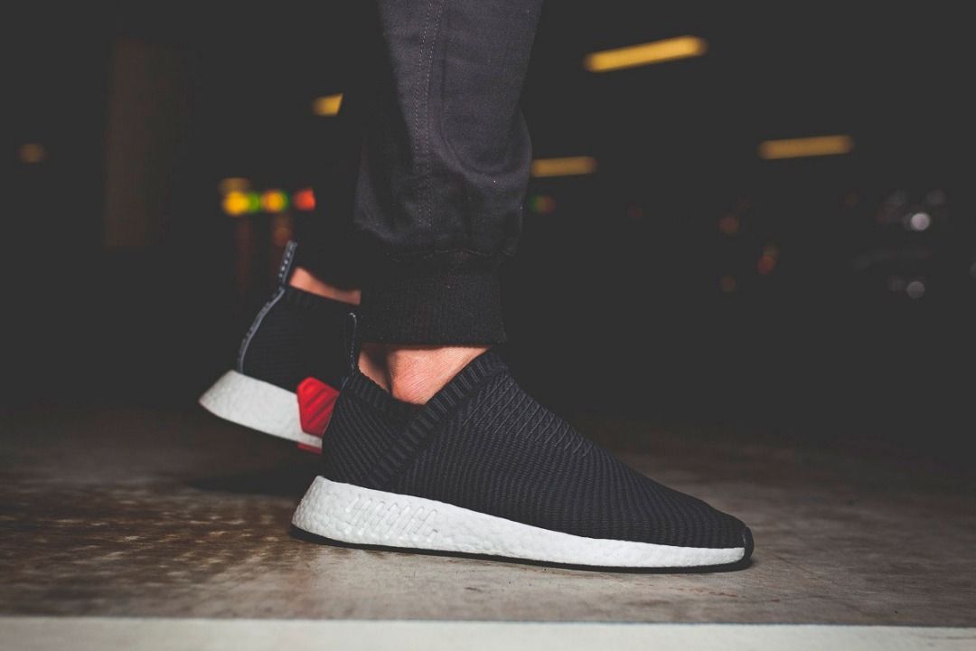Adidas nmd_cs2 pk deals black carbon & red
