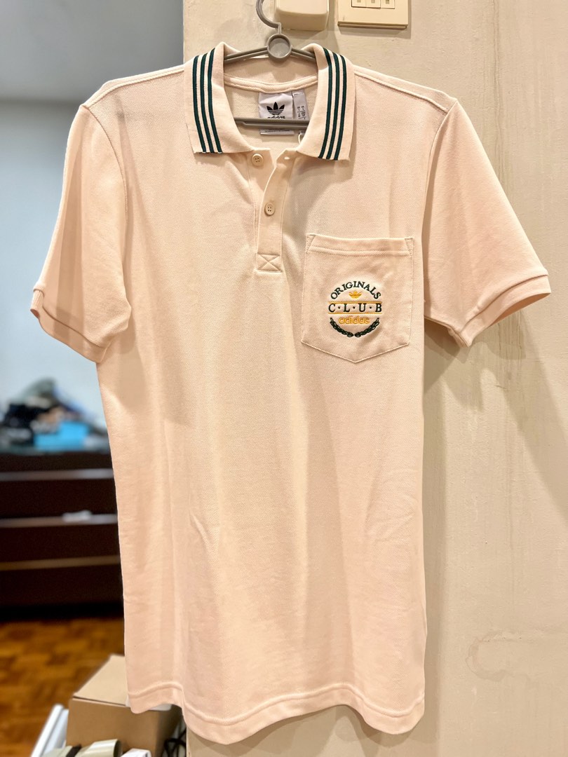 Adidas Originals Sports Resort Club Polo Shirt in Wonder White