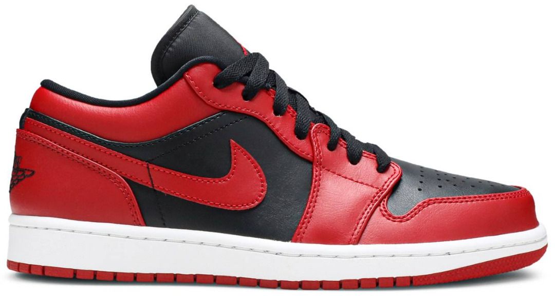 Air jordan 1 retro low red best sale