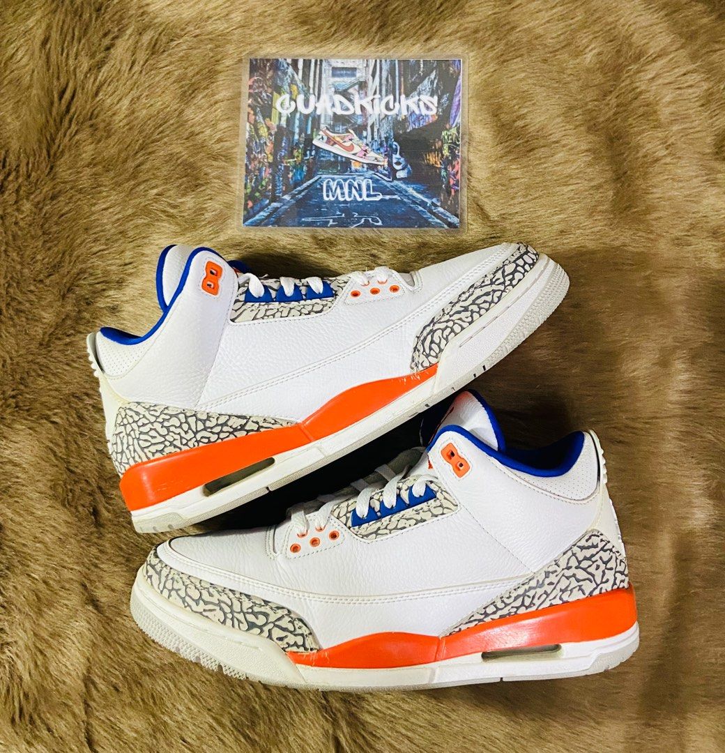Jordan 3 new sales york knicks
