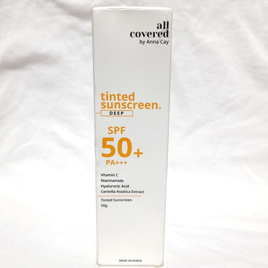 All covered by Anna Cay Tinted sunscreen SPF 50+ PA+++, Beauty