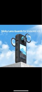 Lens Guards for Insta360 X3 Anti-Scratch Premiun Lens Protector Cap for  Insta 360 X3 Camera Sticky Protective Guard Accessories