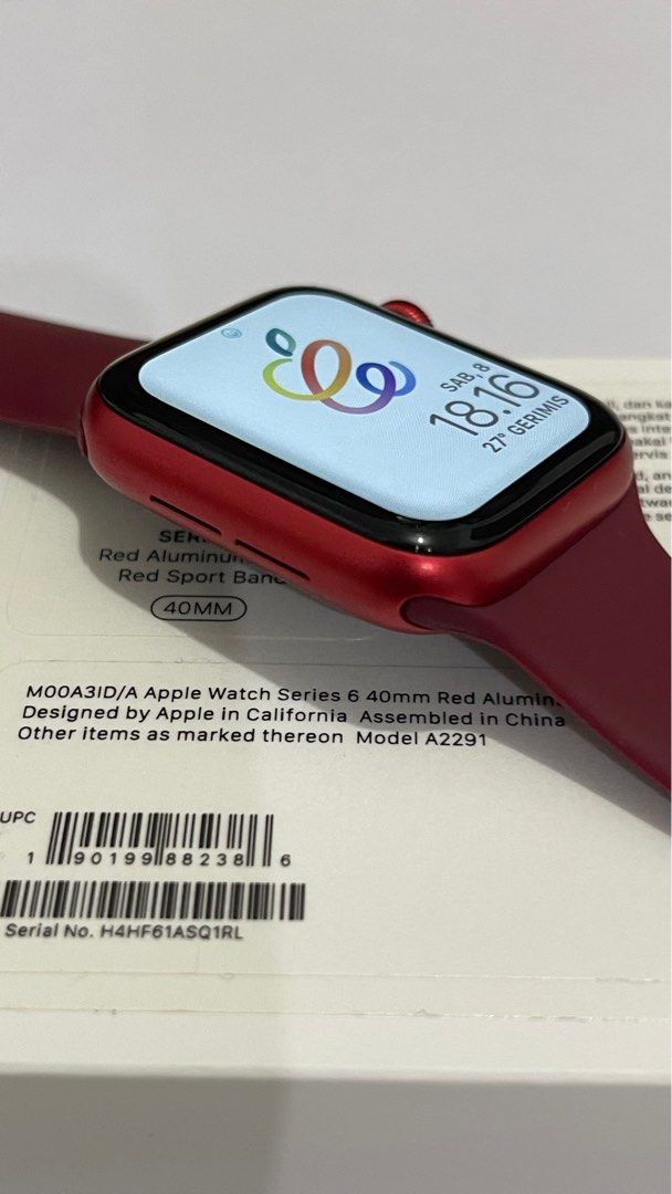 Apple watch series 6 40mm model a2291 clearance