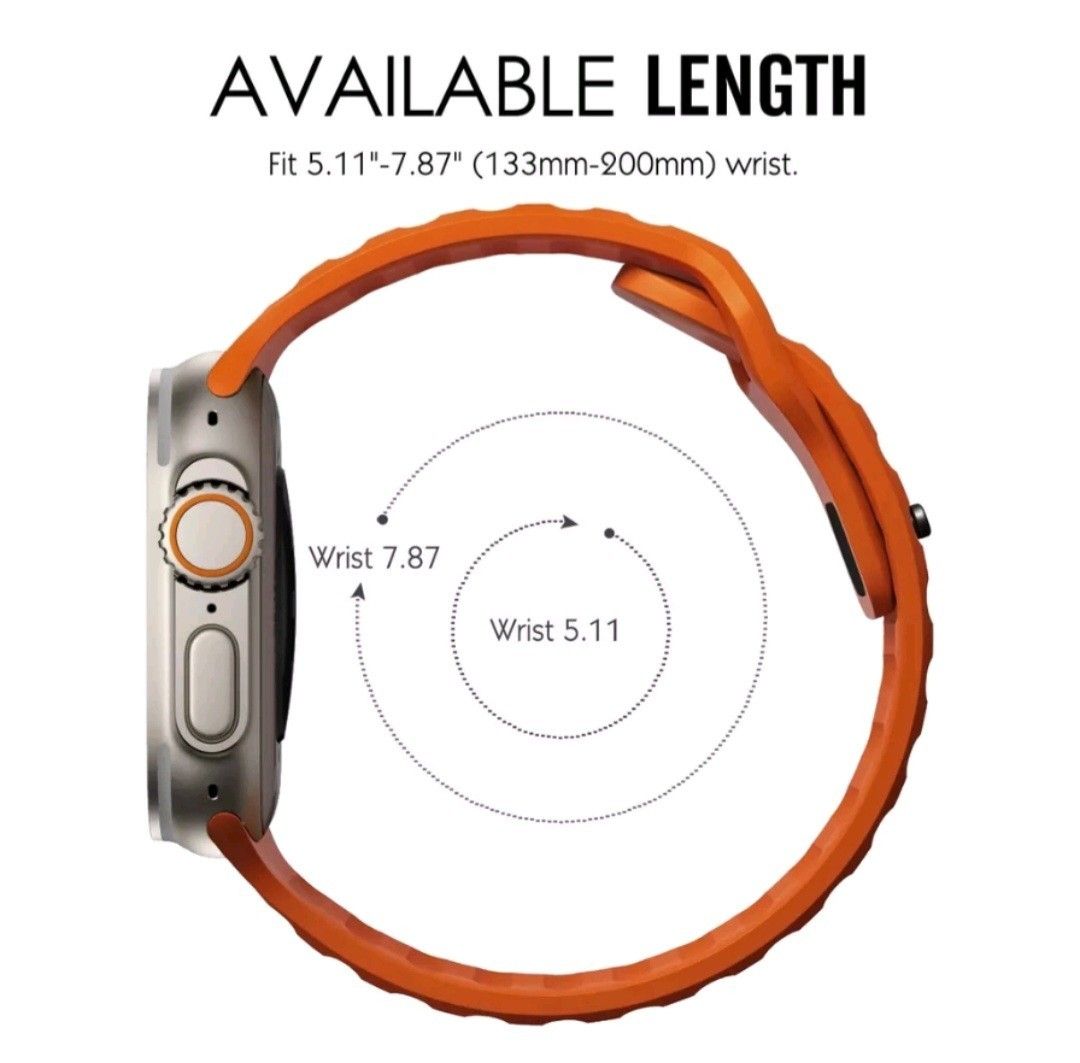 Apple Watch Silicone Sport Band Strap for Series 2 3 4 5 6 SE 7 8