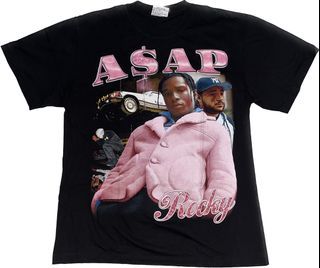 vintage hand sign (fuck you) asap rocky, Men's Fashion, Tops