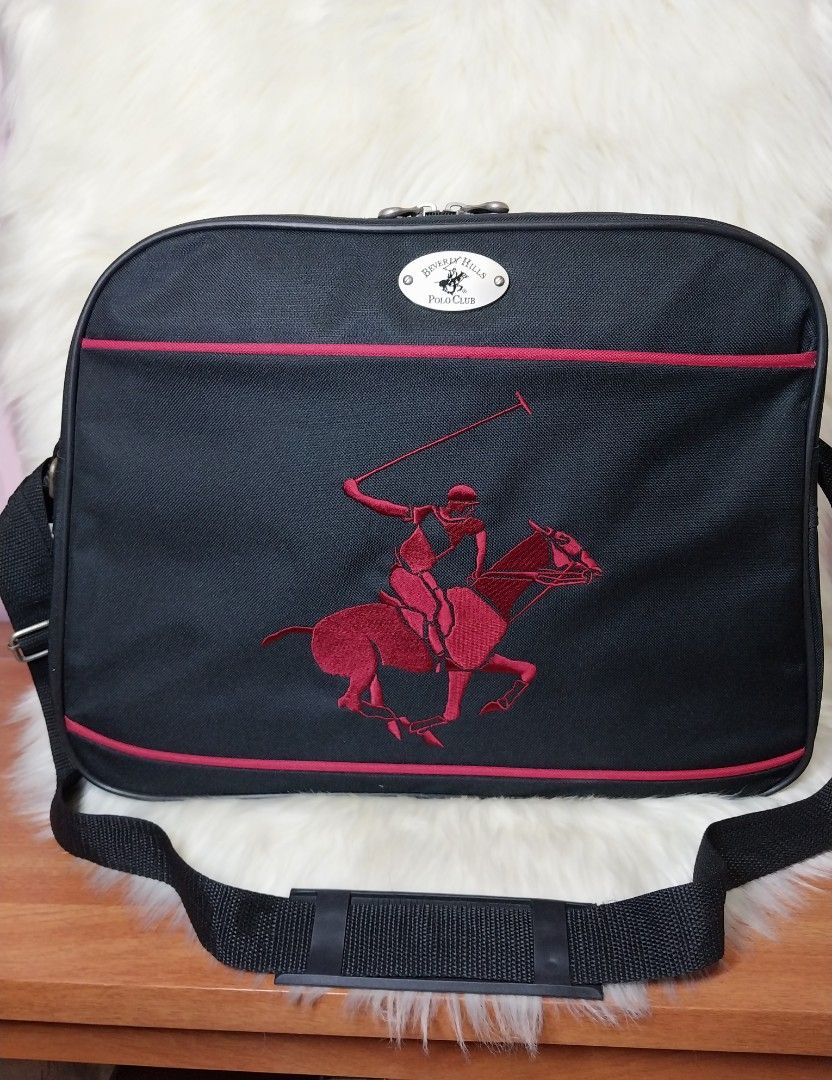 Authentic Beverly Hills Polo Club travel bag/ laptop bag on Carousell