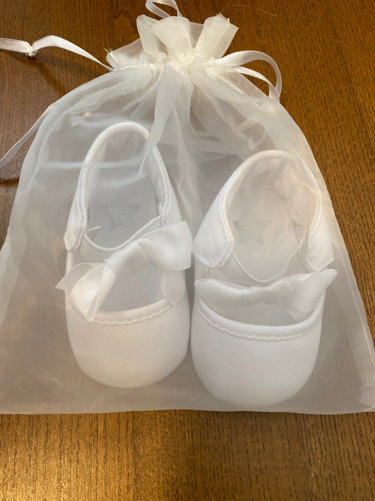 White shoes for baptism best sale