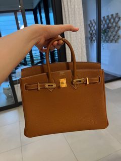 Hermes Birkin 30 Handbag Vert Amande Togo Leather With Gold