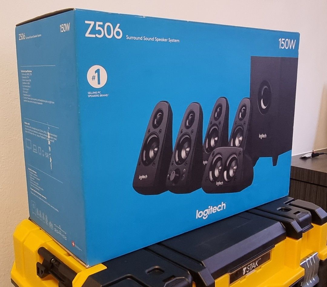 (BNIB) Z506 LOGITECH SURROUND SOUND SPEAKER SYSTEM, Audio, Soundbars