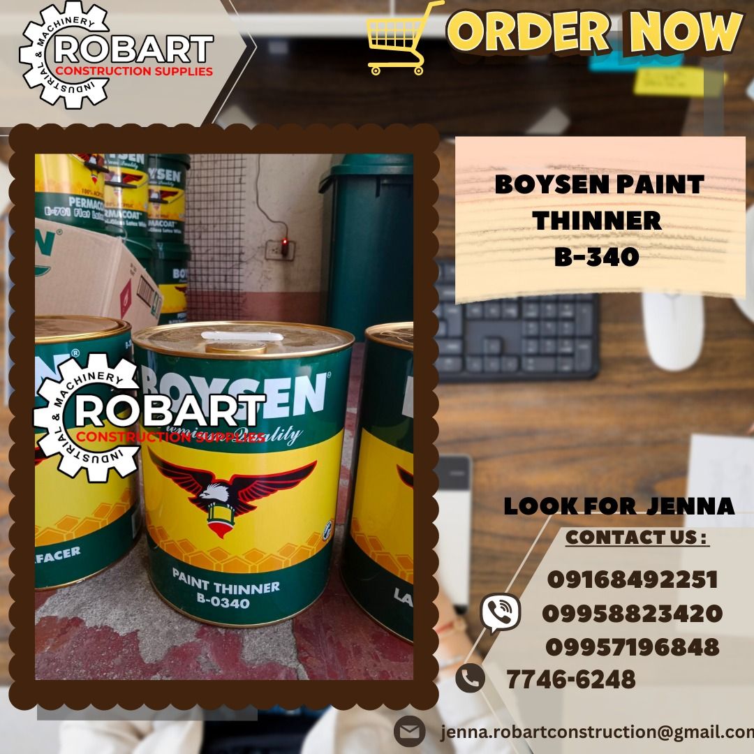 BOYSEN PAINT THINNER B340, Commercial & Industrial, Construction Tools