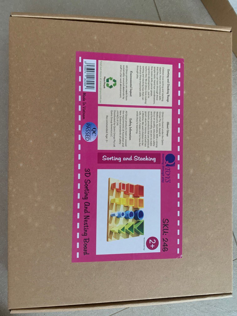 Brand New 3D sorting and nesting board by Qtoys, Hobbies & Toys, Toys ...