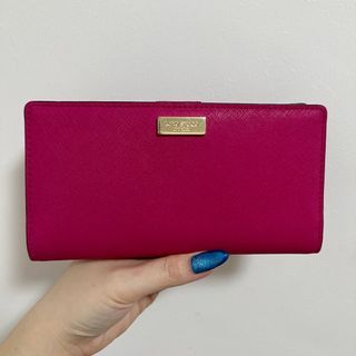 Kate Spade Bi-Fold Wallet Stacy Light Pink Ladies WLR00634