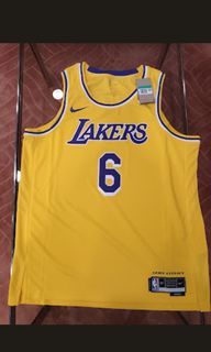 Nike Dri-Fit LeBron James Lakers Icon Edition Jersey CW3669-734 Size 52 XL