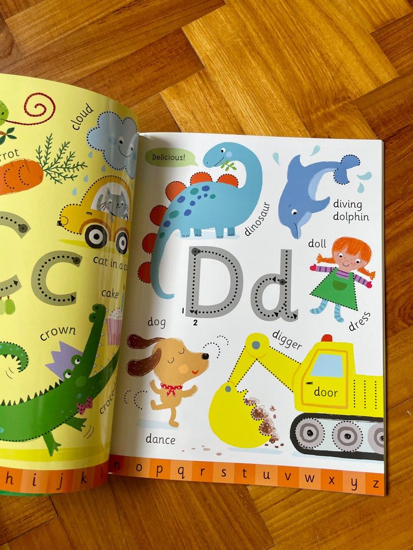 Brand new Usborne WipeClean Alphabet Book, Hobbies & Toys, Books