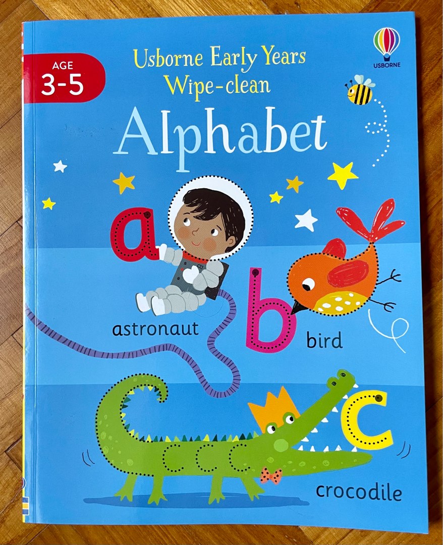 Brand new Usborne WipeClean Alphabet Book, Hobbies & Toys, Books