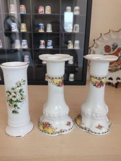 Candle Holder Made in England set of 3