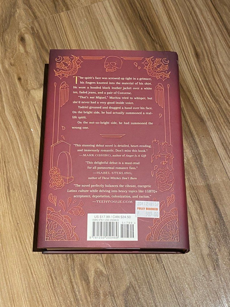 Cemetery Boys by Aiden Thomas (Hardcover) (Category: Storybooks) located in Pasig City. Submitted by pearldiver (Listing ID 1227995085, Image 2). Description: Purchased from fullybooked, never read. In perfect condition. Courier to be shouldered by buyer, thank you!.
