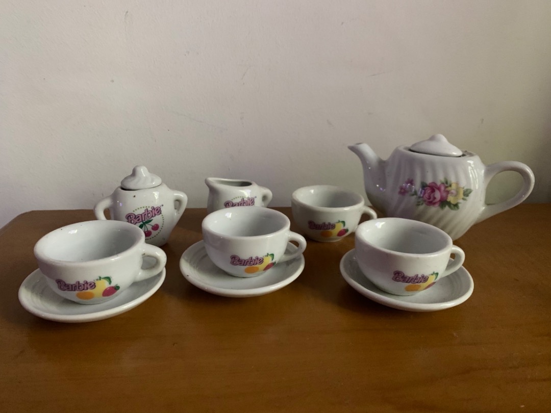 Ceramic tea set toy, Hobbies & Toys, Toys & Games on Carousell