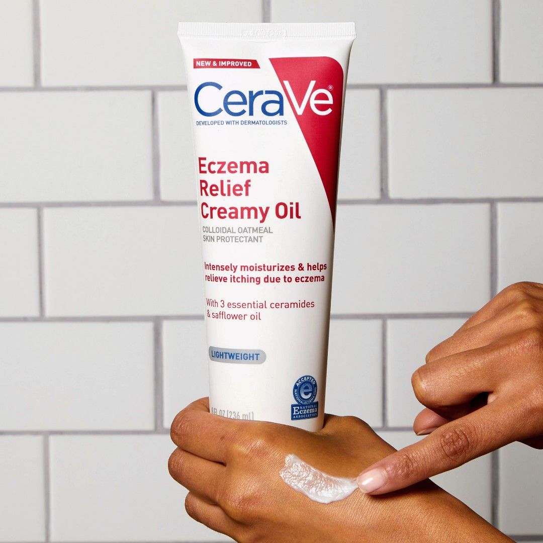 CeraVe Eczema Relief Creamy Oil, Beauty & Personal Care, Bath & Body