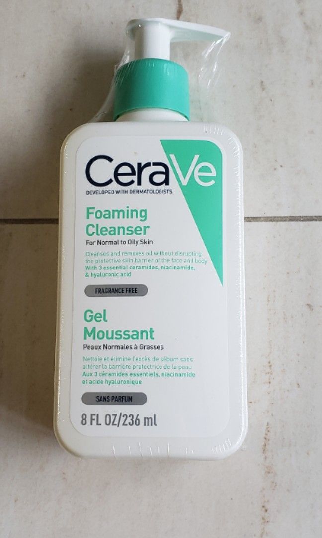 Cerave Foaming Cleanser 8oz/236 ml unopened, Beauty & Personal Care