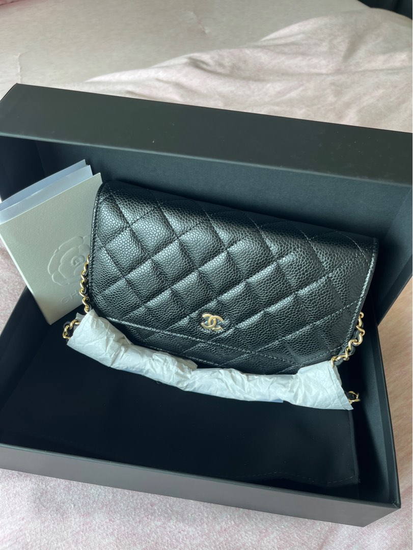 UNBOXING:2023 NEW CHANEL WOC WALLET ON CHAIN WITH BOW / RIBBON