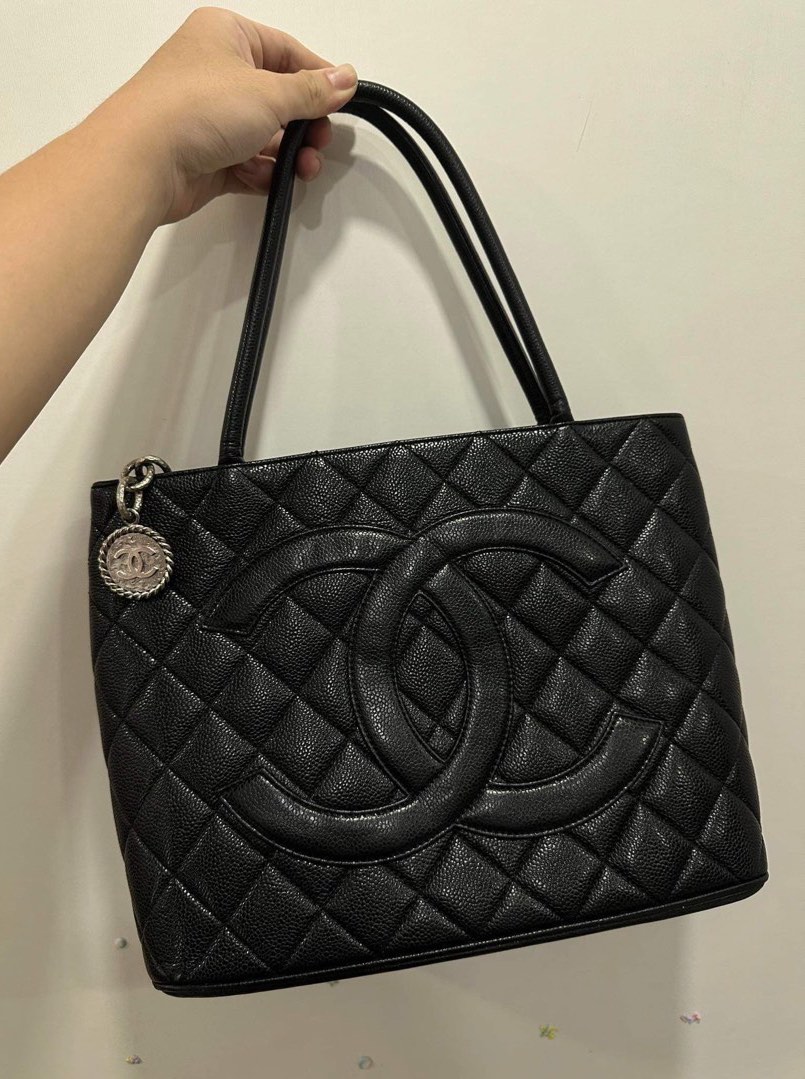 Chanel medallion tote discount bag