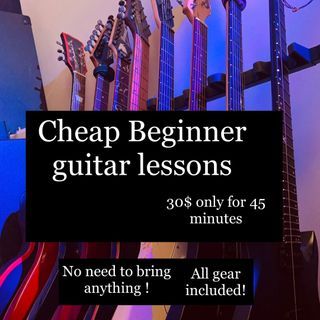 Electric Guitar Lessons Cheap and Proffesional for begginers