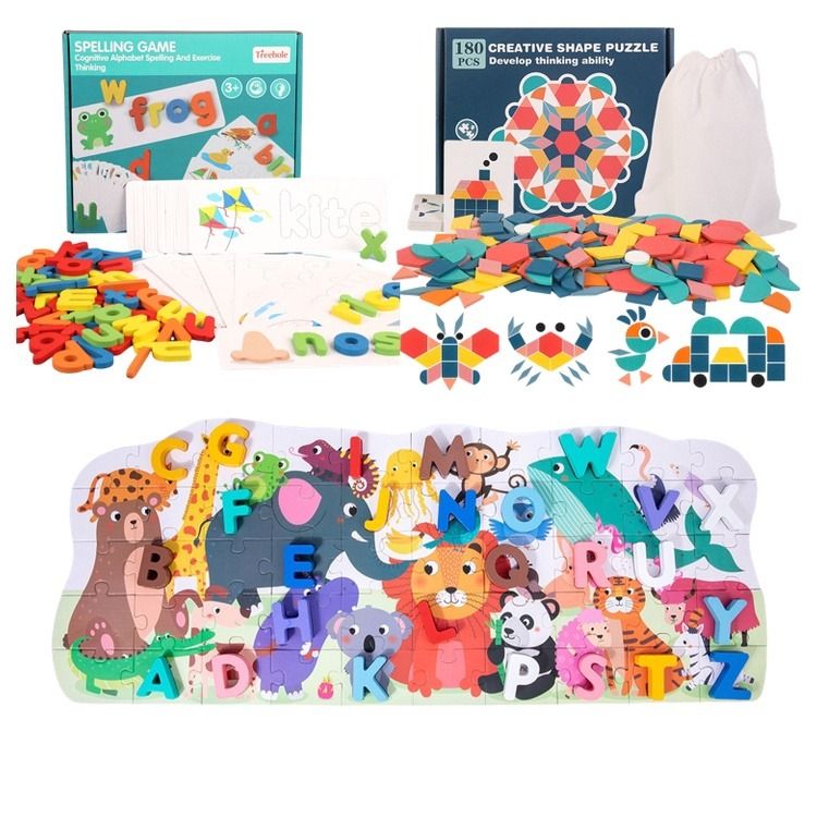 Children Spelling Game Kids Word Puzzle Toys Early Learning Educational ...